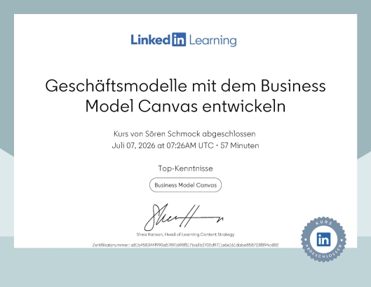 Geschäftsmodelle mit dem Business Model Canvas entwickeln